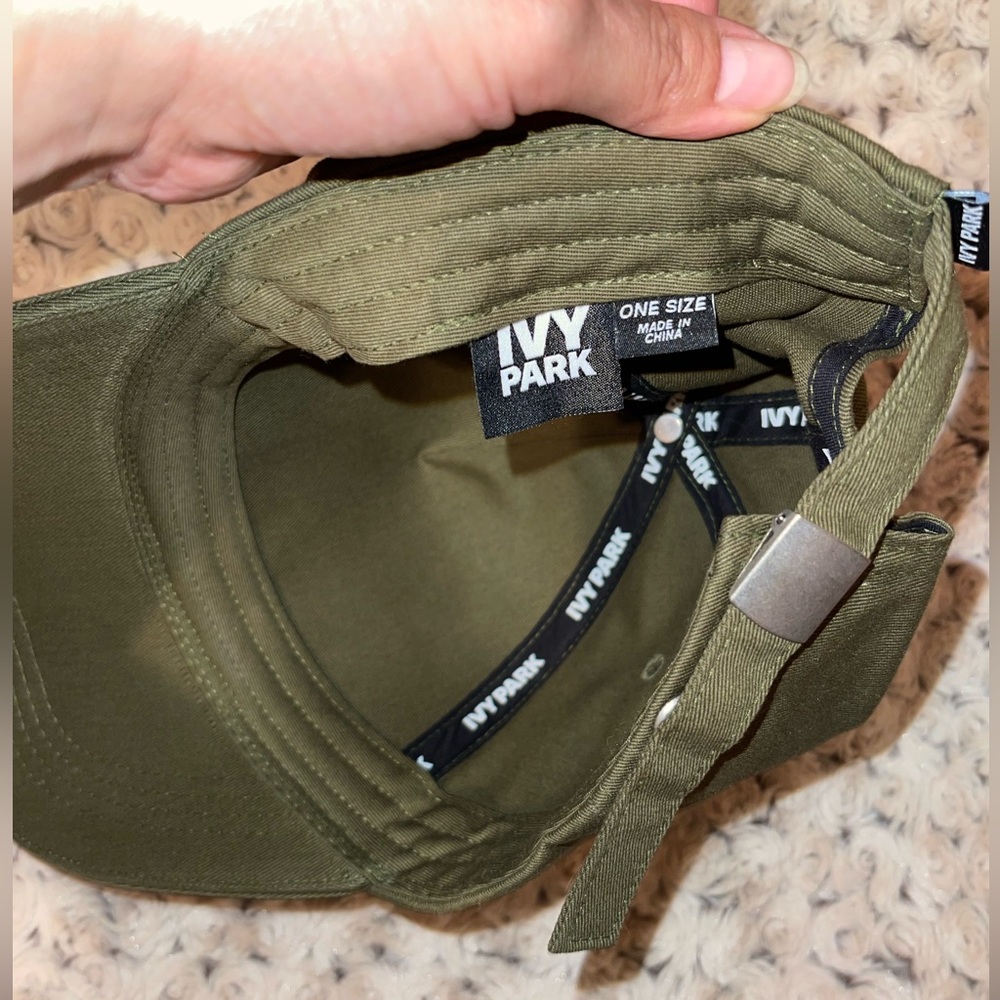 IVY PARK Baseball Army Green Cap - Picture 7 of 7